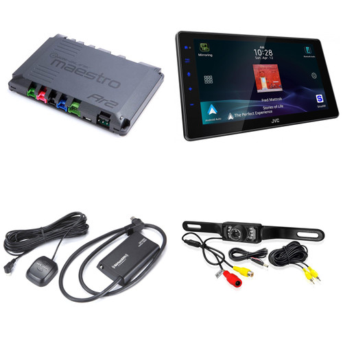 JVC KW-Z900W 9" DIGITAL MEDIA RECEIVER APPLE CARPLAY,ANDROID AUTO (WIRELESS AND WIRED) INCLUDES BACKUP CAMERA AND SATELLITE RADIO TUNER W/ IDATALINK MAESTRO ADS-MRR2