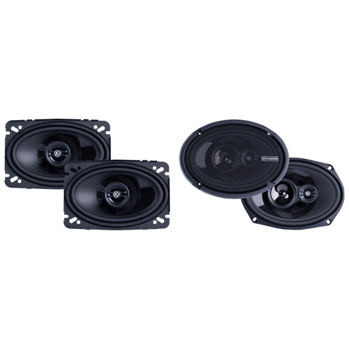 Memphis Audio Power Reference for For Late 90s Early 2000s GM Coupes & Sedans. A pair of 4x6" Speakers & a pair of 6x9"s