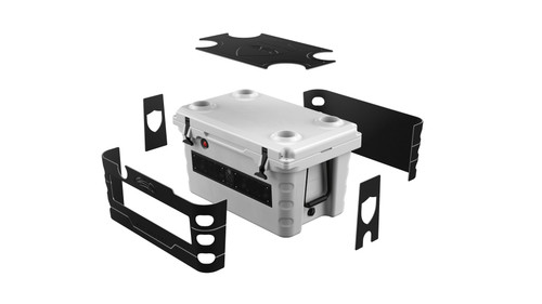 Wet Sounds SHIVR-55 Cooler GatorStep Full Skin Kit - Black Over Gray - Used, Open Box