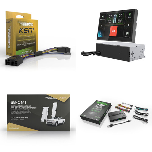 JVC KW-Z800AW WITH DIRECT FIT APX-S8-GM1