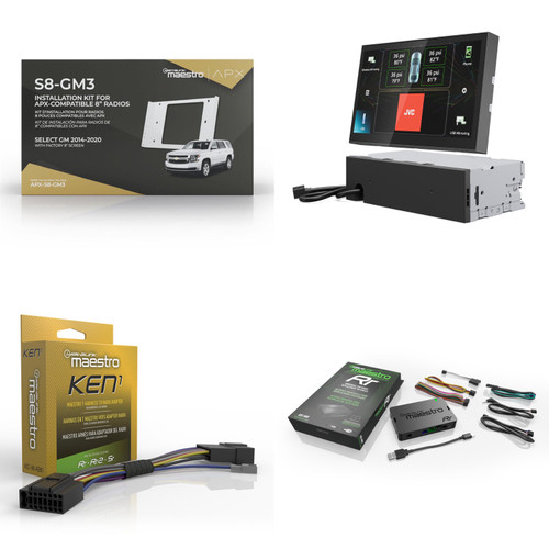 JVC KW-Z800AW WITH DIRECT FIT APX-S8-GM3