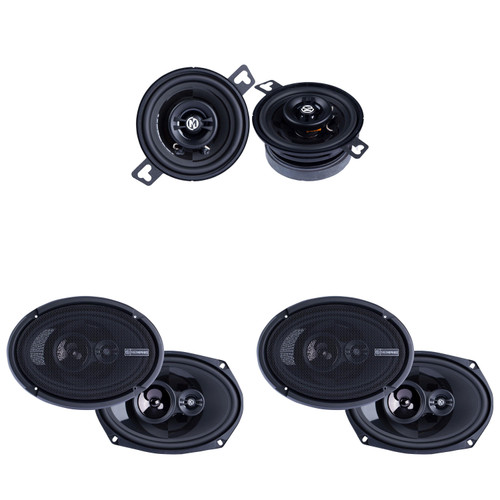 Memphis Audio Power Reference for Dodge Ram Crew Cab 2012 & up speaker bundle- 2-pairs of 6x9" speakers, & a pair of 3.5" speakers