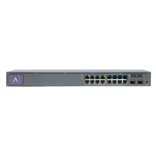 Alta Labs S16-POE 16-Port Gigabit 8x PoE+ 120w Budget 2x 1Gbps SFP Ports Cloud Managed IGMP Snooping PoE Switch
