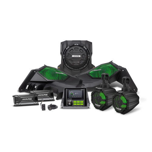 Alpine PSS-CMAV Weather-Resistant Complete Sound System Upgrade Kit 2017-Up Select CanAm Models