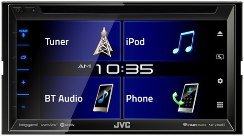 JVC KW-V350BT 6.8" Receiver With Bluetooth, 13-Band EQ + SiriusXM Satellite Radio Tuner