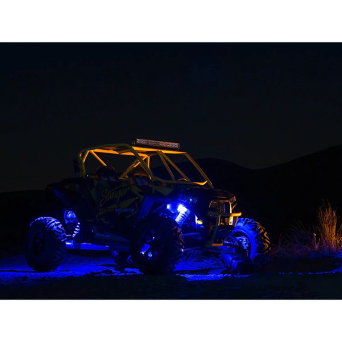 Stinger SPXRGBUBKIT Powersports IP65 RGB LED 4-Way App Controlled Underbody/Wheel Well Light Kit