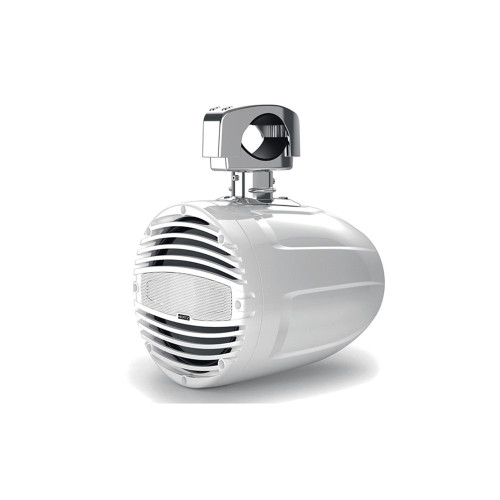 Hertz HTX 8 M-CL-TW.2 -8 in. Coax Tower Speaker - Total White includes Clamp, Sold Individually