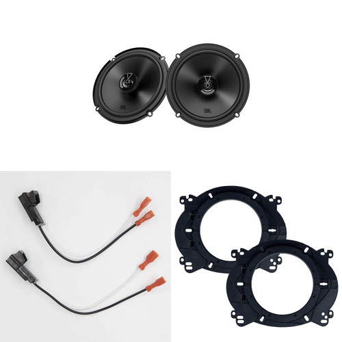 JBL Speakers 6.5 inch for Chevrolet Tahoe 1995-2014 Upgrade Kit - Pair of CLUB Series with Adapters and Harness, Coaxial 6 1/2 Car Audio Front Door Speaker for Chevy, CLUB-64FSL