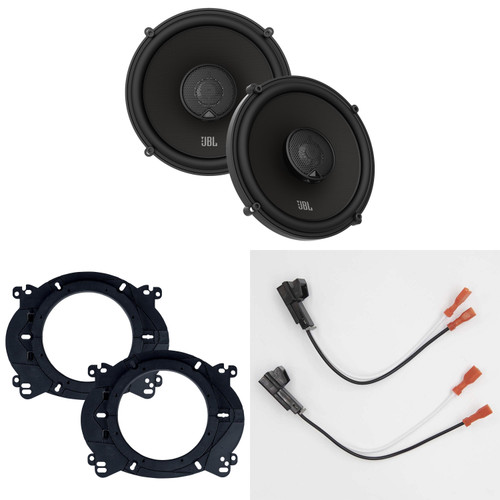 JBL Speakers 6.5 inch for Chevrolet Tahoe 1995-2014 Upgrade Kit - Pair of STADIUM Series with Adapters and Harness, Coaxial 6 1/2 Car Audio Front Door Speaker for Chevy, STADIUM62F