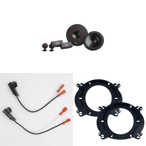 JBL Speakers 6.5 inch for Chevrolet Tahoe 1995-2014 Upgrade Kit - Pair of CLUB Series with Adapters and Harness, Coaxial 6 1/2 Car Audio Front Door Speaker for Chevy, CLUB-64CTP