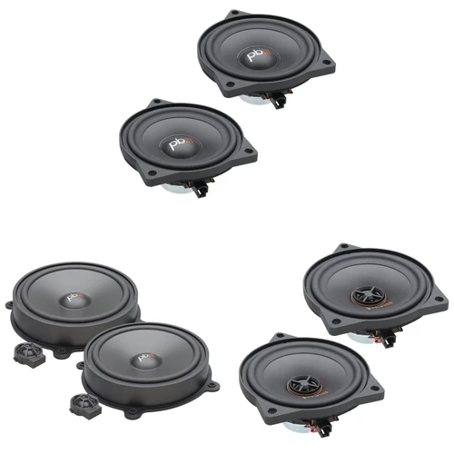 Powerbass Speaker Upgrade Kit Compatible with 2018–2024 Tesla Model 3 – Dash, Front Door Components & Rear Door Coaxial Speakers – Direct Fit OEM Replacement Audio System