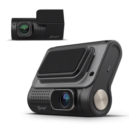 Stinger SDC-2CH2KQHD Opsis Universal 2K Quad HD Front & FHD Rear Dash Camera - Used, Very Good