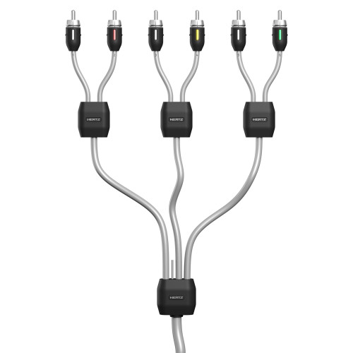 Hertz HMLC6-13 Marine Line 6 Channel RCA Cable 13 feet / 4 meters