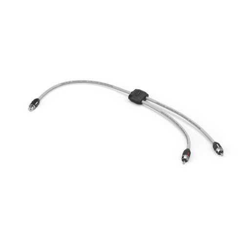 Hertz HMLCM Marine-Grade RCA Y-adapter Cable with Two Male and One Female Connector