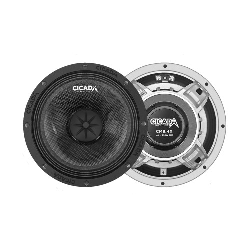 Cicada Audio CM8.4X - Mid-Bass 8-inch- 4 Ohm, Pair - Used, Very Good