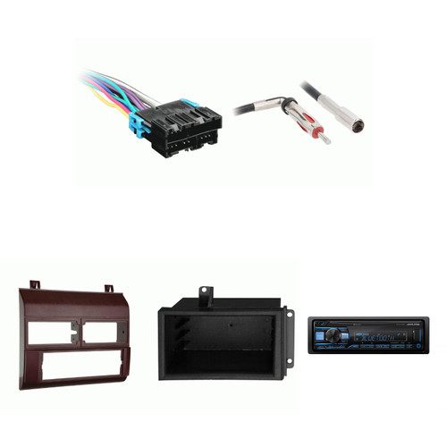 Chevrolet GMC CK 88-94 Alpine UTE-83BT Bundle Maroon Red Dash