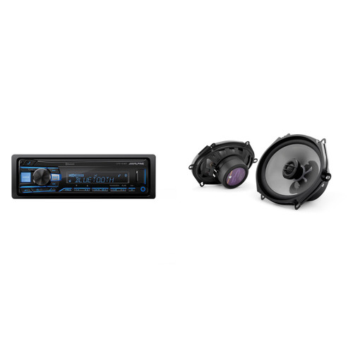 Alpine UTE-83BT Bluetooth Receiver & JL Audio C2-570x 5x7" / 6x8" Speakers