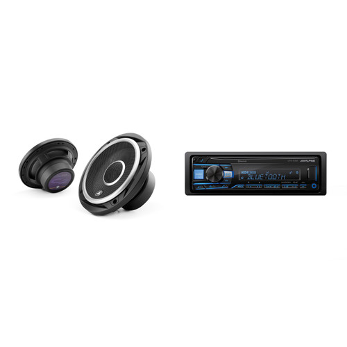 Alpine UTE-83BT Bluetooth Receiver & JL Audio C2-650X 6.5" Speakers