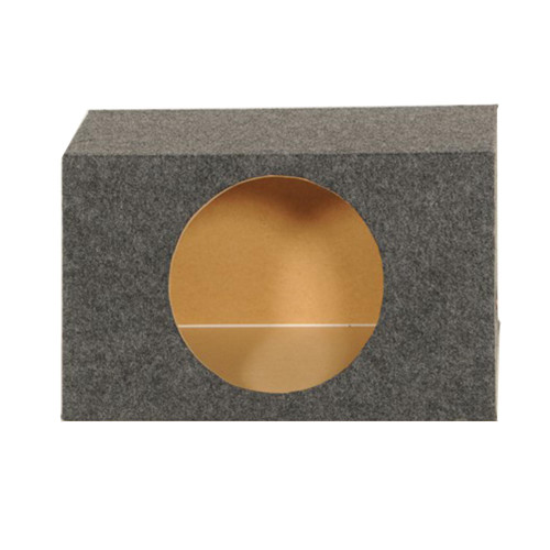 QPower CSS9000 Single 10" Sealed Car Audio Subwoofer Sub Box Enclosures - Single - Used, Open Box