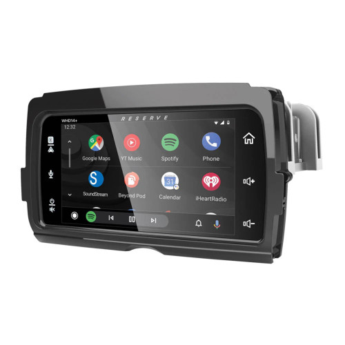 Soundstream Reserve WHD14+ Plug-n-Play OE Fit Wireless Apple® CarPlay® & Android Auto® Headunit for 2014-2023 Touring Bikes, 5V Preouts, QLCD 7" Screen, IPX5 - Used, Very Good