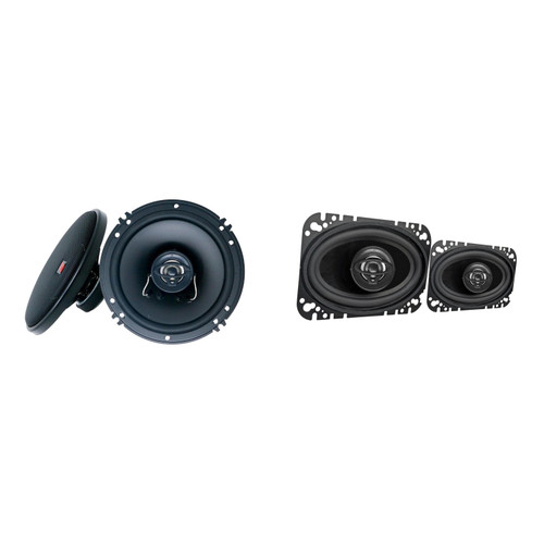 Cerwin Vega XED Bundle 1-Pair XED62 6.5" 2-Way Coaxial Speakers + 1-Pair XED46 4x6" 2-Way Speakers