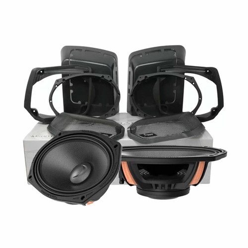 Diamond Audio MS694NEOLK13 Motorsport '98-'13 H-D Cut In Speaker Lid Kit With Ms694neo - Used, Very Good
