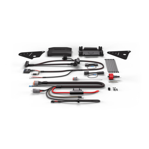 Rockford Fosgate RFK-HDRKM5 Complete Amp Install Kit Compatible With 1998+ HD Road King Motorcycles, Includes Bluetooth Streaming Module - Used, Very Good