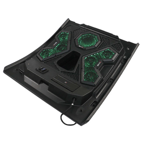 MB Quart MBQRT2-S7RRC - 500-watt, audio roof designed to work with Polaris Ride Command (not included). Six 6.5-inch coaxial speakers, 
a 10-inch subwoofer, a 500-watt 5-channel Class-D amplifier, and a 32-inch half-optic light bar.