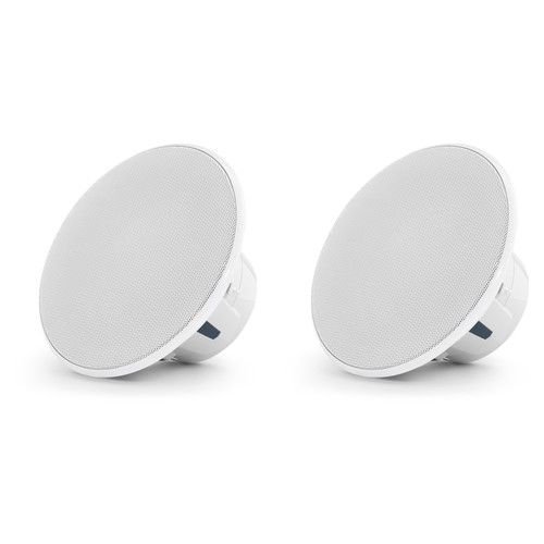 JL Audio M6 7.7" Marine Speaker Upgrade – White Luxe Speakers (1 Pair / 2 Speakers) – Yacht Zone Expansion for Helm, Cockpit & Aft Deck Audio