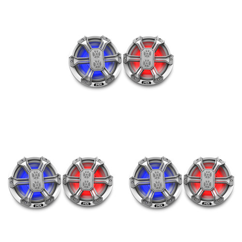 MTX 8" Marine Speaker Bundle – (3 Pair) MA8C-W Coaxial Speakers – DIY Pontoon & Wake Boat Audio Upgrade for Full Boat Sound System