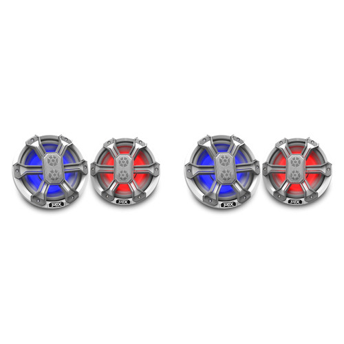 MTX 6.5" Marine Speaker Bundle – (2 Pair) MA65C-W Coaxial Speakers – DIY Pontoon & Wake Boat Audio Upgrade for Full Boat Sound System