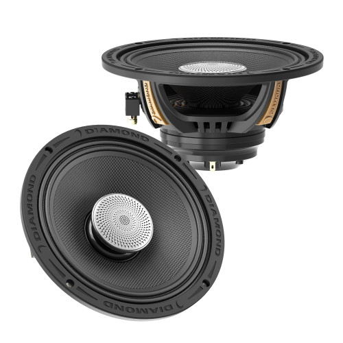 Diamond Audio MS82NEO2 Motorsport Series 8" Neodymium Full Range Coaxial Horn Speakers, Waterproof, 400w RMS 2-Ohm - Used, Open Box