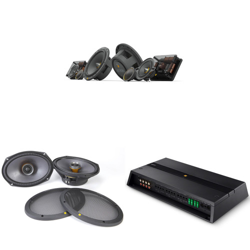 Sony XS-163ES 3-Way Speakers With XS-690ES 6x9" Speakers And XM-6ES 6-Channel Amplifier