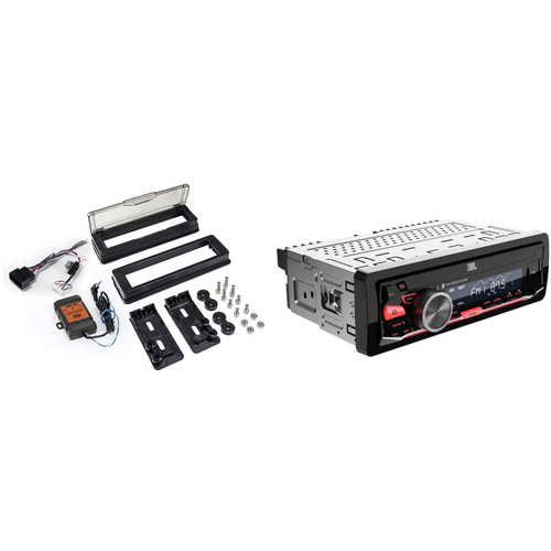 JBL Celebrity350 Digital Media Receiver with AM/FM Tuner with HDK001X - Radio Replacement Kit compatible with 98-13 Harley Davidson Motorcycles