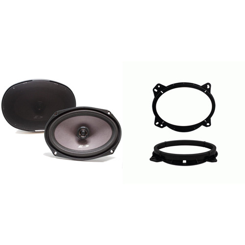 Alpine SXE-6926S 6x9" Speakers with Metra 82-8146 Mounting Brackets – Toyota, Nissan, Subaru & Scion Speaker Upgrade Bundle
