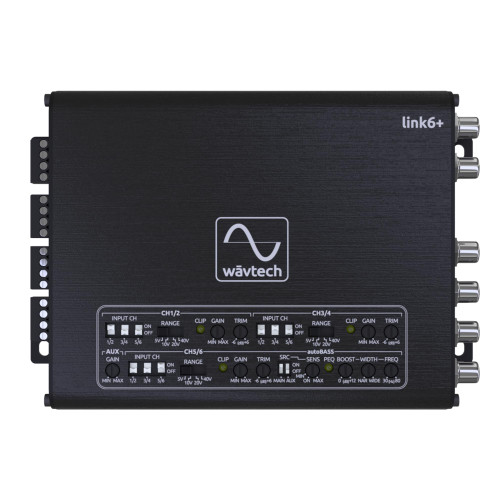 Wavtech link6+ 6-Channel LOC w/autoBASS, Matrix Summing and Remote - Used, Good