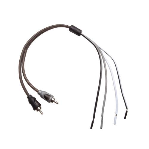 Rockford Fosgate RFI2SW Speaker Wire To Male Rca Connectors - Used, Good