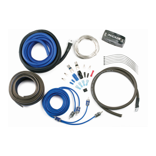 Kicker 46CK8 K-Series Complete 8-AWG Amplifier Connection Kit W/ 2-Channel RCA Interconnects - Used, Very Good