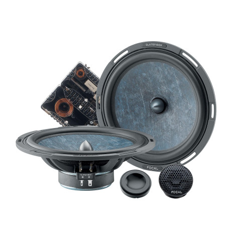 Focal 200 SF - Slate Fiber 8" Component kit; RMS: 80W - 160W MAX, 4ohm