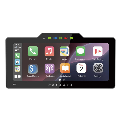 Soundstream Reserve SG.V2 Advanced Plug-n-Play Head Unit For 1998-2013 Harley-Davidson® Street Glide w/ Wireless Apple CarPlay® & Wireless Android Auto - Used, Open Box