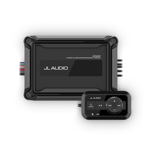JL Audio AP200/4BT - 4-Channel Compact 200-Watt Marine Amplifier with Built-In Bluetooth - Used, Open Box