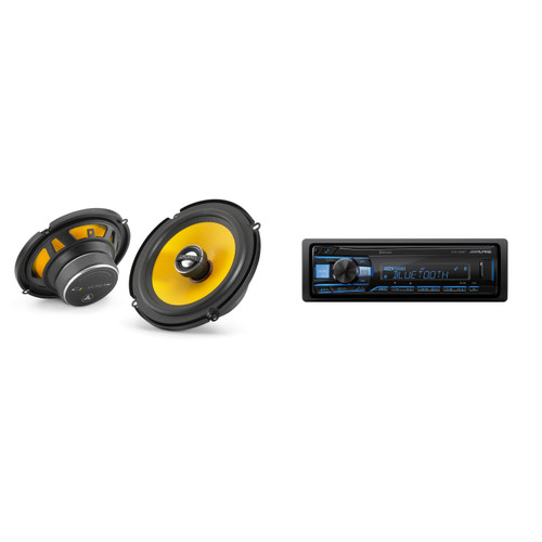Alpine UTE-63BT Bluetooth Receiver & JL Audio C1-650X 6.5" Speakers