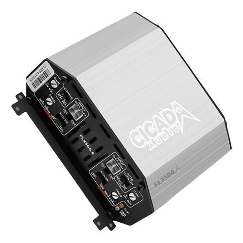 Cicada Audio 14FLXCXX-4X4 500w 4ch Amplifier & 4 Pro Coaxial Horn