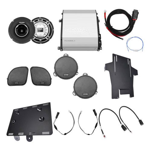 Cicada Audio Level 3 Front Stage Kit for 2014-2023 Harley Davidson