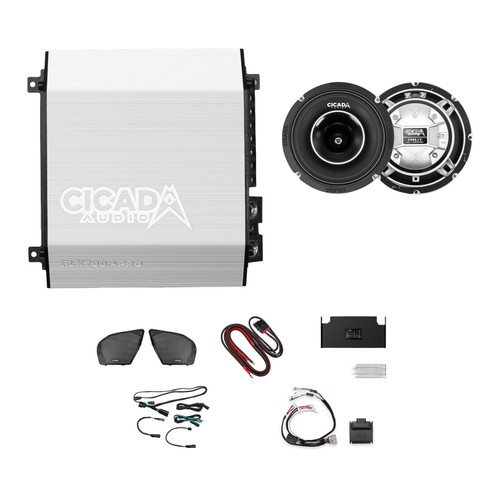 Cicada Audio Front Stage - Level 3 PRO - Road Glide Kit 2024+ Harley Davidson