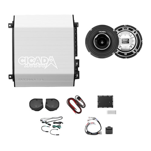 Cicada Audio Front Stage - Level 3 PRO - Street Glide Kit 2024+ Harley Davidson