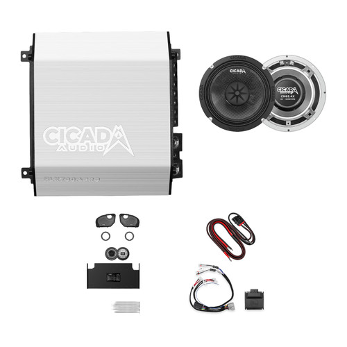 Cicada Audio Front Stage - Level 4 PRO - Road Glide Kit 2024+ Harley Davidson