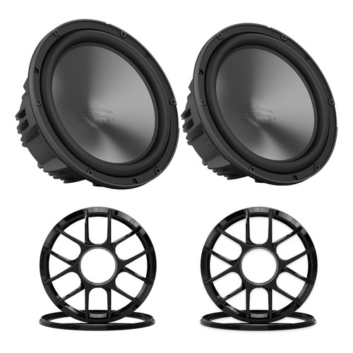 Wet Sounds REVO 10 FA 10in Free Air Subwoofers w/ XZ-B Grilles 2 Pack