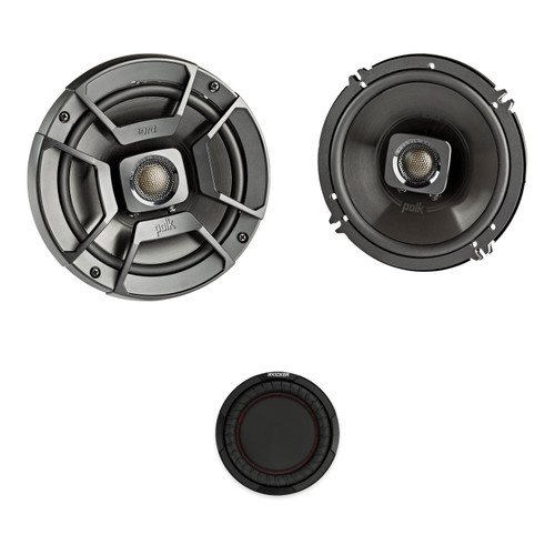 Polk 6.5in Speaker 8in Passive Radiator DIY Boom Box Kit