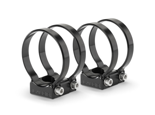 JL Audio PS-SWMCP-B-2.625 Pipe Mounting Fixtures (Swivel) for VeX Speaker Systems. Clamps have inner-diameter of 2.625"